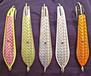Hard Head Baits Bomber Spoons $2 OFF! trolling spoons, spoons for trolling rockfish, bluefish, red drum, cobia, bluefish lures, Spanish mac lures, Hard Head Custom Baits Bomber Spoons