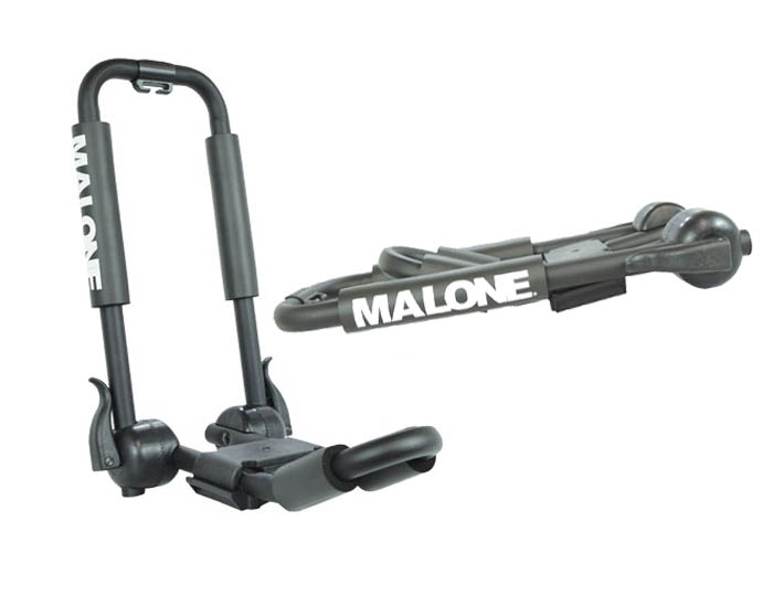 FoldAway-J™ Kayak Carrier with Tie-Downs - J-Style - Folding - Side Loading