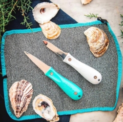 Toadfish Oyster Knives Put Em Back Oyster Knife, Toadfish Oyster Shucker, Japanese Stainless Steel Oyster Knife, Bent Tip Oyster Knife, Raw and Steamed Oysters, Ergonomic Oyster Knife, Durable Oyster Shucker, Tackle Cove