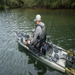 Slayer Propel MAX10 Native Watercraft Slayer 10 Max, Slayer Propel Max 10, pedal fishing kayak, compact fishing kayak, hands-free fishing, Native Watercraft kayaks for sale, Slayer 10 Max specs, Propel Pedal Drive 701, fishing kayak with reverse.