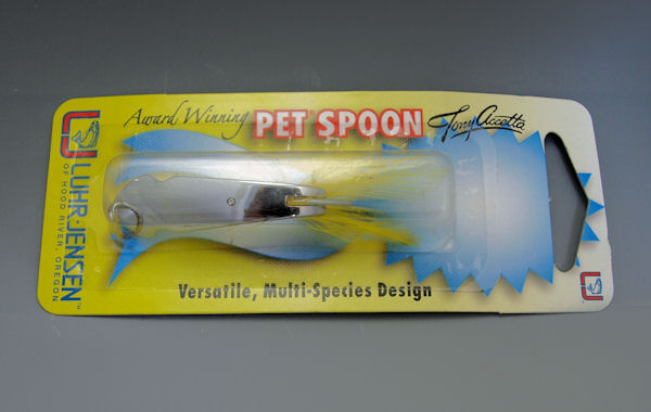 Tony Accetta Pet Spoon #13 Chrome / Yellow Feathers