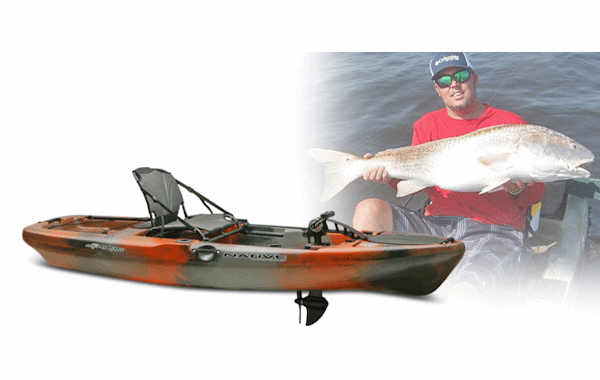 Native Slayer Propel 10 - Demo Model on Sale! Fishing kayaks, Native Watercraft Slayer 10 Fishing Kayaks, Native Watercraft Kayaks, Slayer Propel, pedal fishing kayak