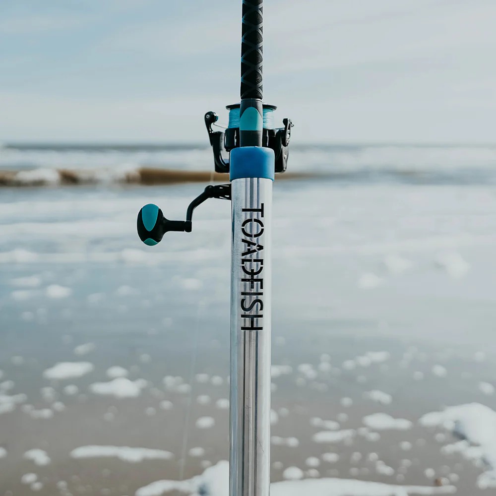Toadfish Stowaway Surf Spike | Collapsible Beach Rod Holder | Tackle Cove