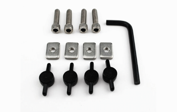 YakGear Track Nut and Allen Screw Kit 20% Off Kayak Mounting Gear, Kayak Track Mounting