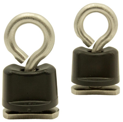 Tie-Down Eyelet, Track Mount, 2 pack
